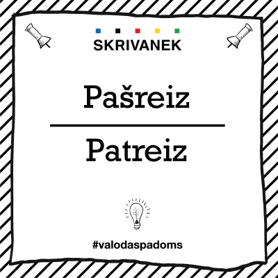Skrivanek Baltic valodas padoms "Pašreiz" pret "Patreiz"