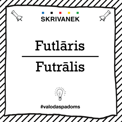 Skrivanek Baltic valodas padoms "Futlāris" pret "Futrālis"