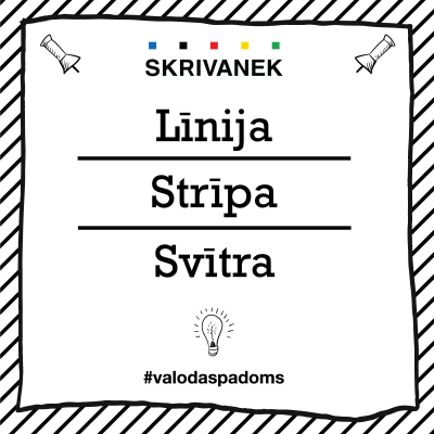Skrivanek Baltic valodas padoms "Līnija" pret "Strīpa" pret "Svītra"
