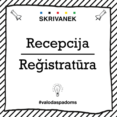 Skrivanek Baltic valodas padoms "Recepcija" pret "Reģistratūra"
