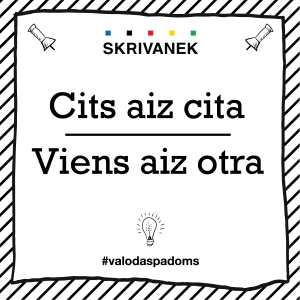 Skrivanek Baltic valodas padoms "Cits aiz cita" pret "Viens aiz otra"