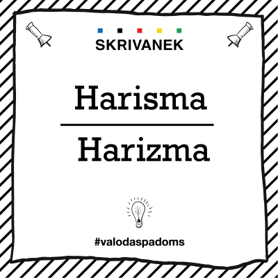 Skrivanek Baltic valodas padoms "Harisma" pret "Harizma"