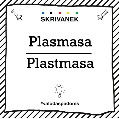 Skrivanek Baltic valodas padoms "Plasmasa" pret "Plastmasa"