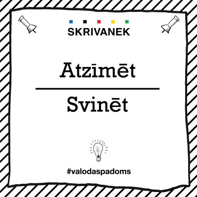 Latviešu valodas padoms: atzīmēt vai svinēt