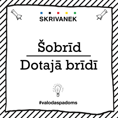 Latviešu valodas padoms: Šobrīd vai dotajā brīdī