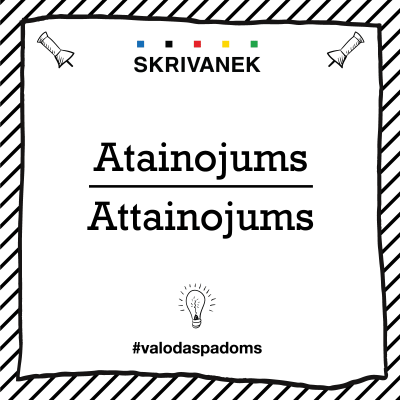 Latviešu valodas padoms: atainojums vai attainojums