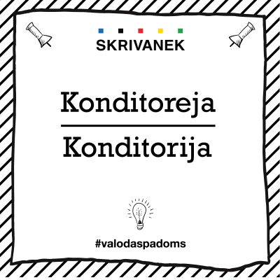 Latviešu valodas padoms: konditoreja vai konditorija