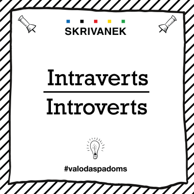 Skrivanek Baltic valodas padoms "Intraverts" pret "Introverts"