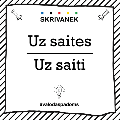 Latviešu valodas padoms: "uz saites" pret "uz saiti"