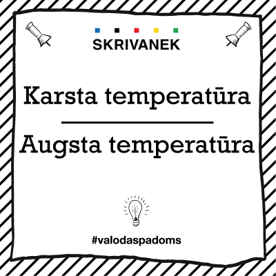 Latviešu valodas padoms, karsta vai augsta temperatūra?