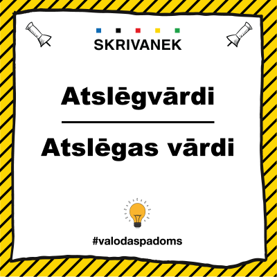 Skrivanek latviešu valodas padoms "Atslēgvārdi" vai "Atslēgas vārdi"