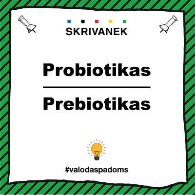 Skrivanek latviešu valodas padoms "probiotikas" vai "prebiotikas"