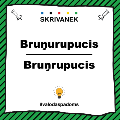 Latviešu valodas padoms, "bruņurupucis" pret "bruņrupucis"