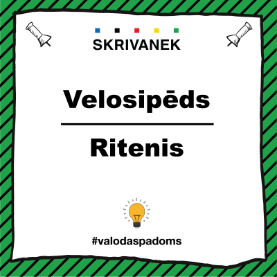 Latviešu valodas padoms, "Velosipēds" pret "Ritenis"