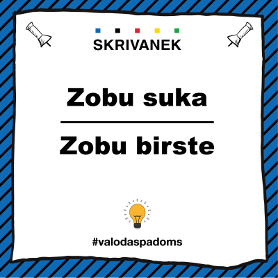 Skrivanek latviešu valodas padoms, "zobu suka" vai "zobu birste"