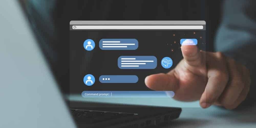 Profesionāli tulkošanas pakalpojumi un digitālā komunikācija Persona lieto interaktīvu čata logu, uzdodot jautājumus par profesionāliem tulkošanas pakalpojumiem un meklējot atbildi, vai ChatGPT spēj nodrošināt kvalitāti.